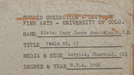 An acrylic with oil and charcoal